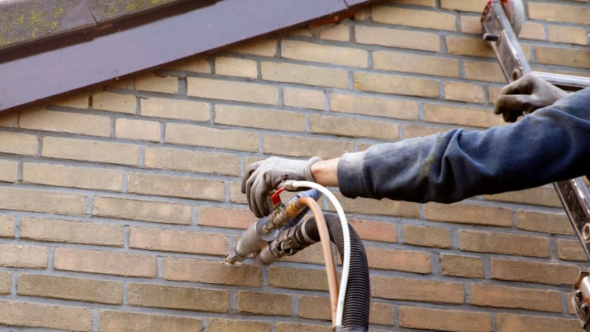 Professioneel gevelmuur injecteren 